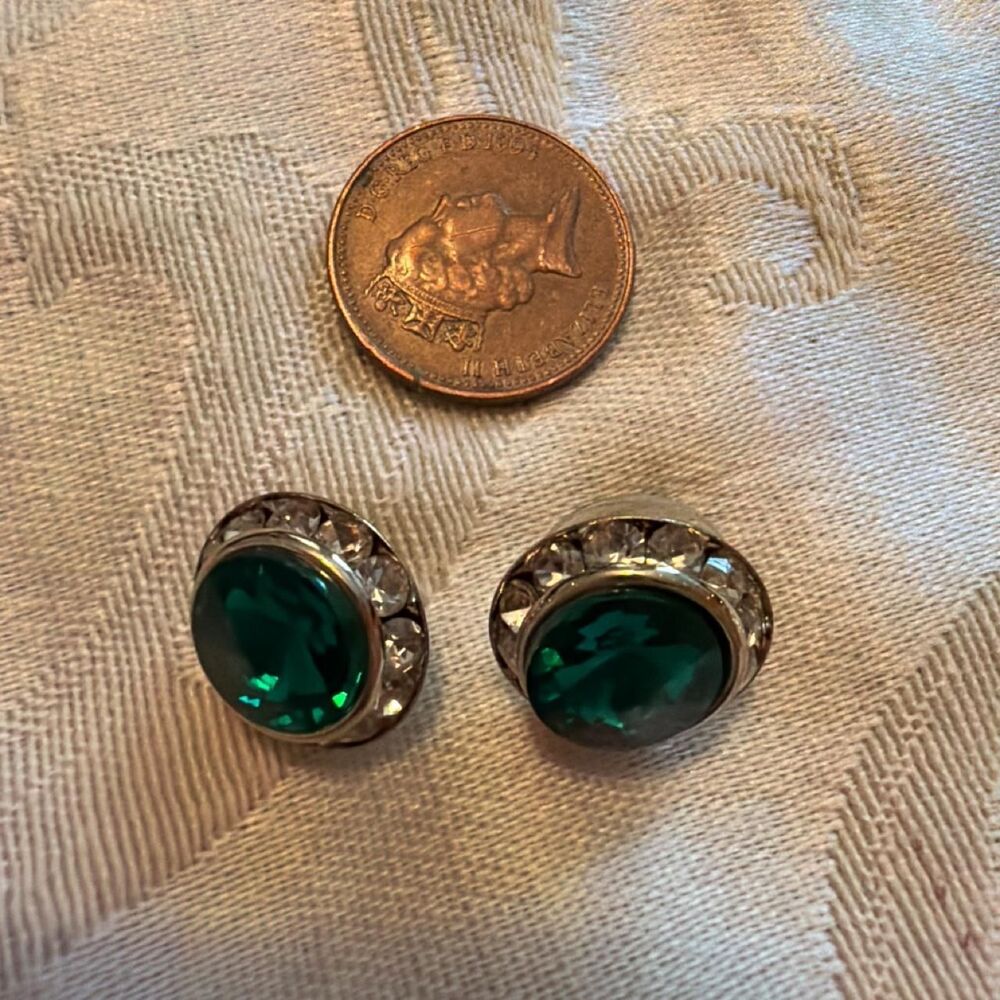 Unbranded Women's Silver and Green Jewellery
